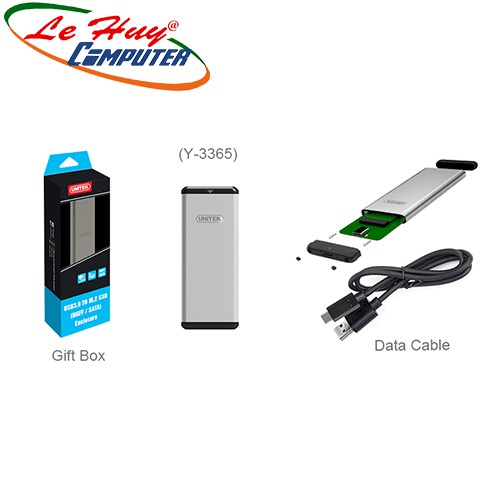 HDD Box USB 3.0 M.2 NGFF/SATA UNITEK (Y-3365)