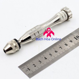 Khoan tay mini + 10 mũi khoan