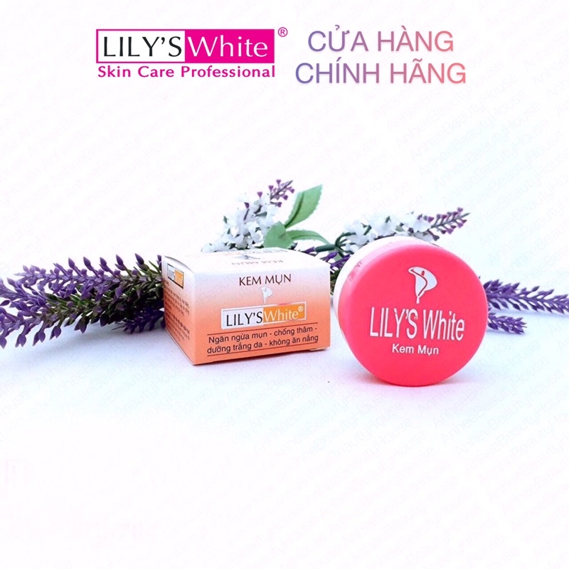 Kem Mụn Nắp Hồng Lily’s White 8g