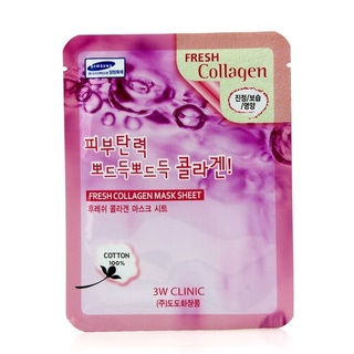 3w clinic  tấm mặt nạ tươi 1ea 14 loại tấm mặt nạ hàn quốc
