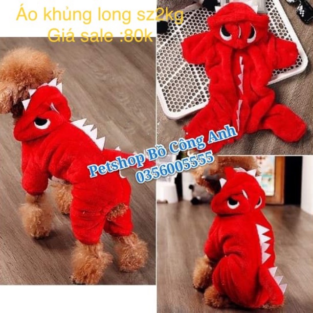 Áo bông khủng long 2kg