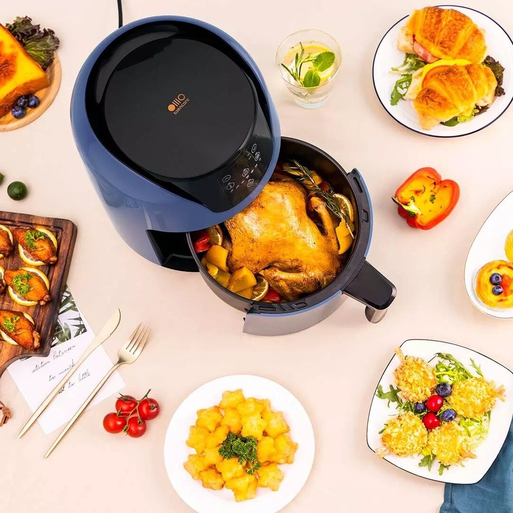 Nồi chiên không dầu thông minh Xiaomi Silencare 5L.  (Màu xanh)