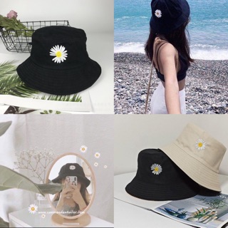 Mũ bucket hoa cúc thiếu