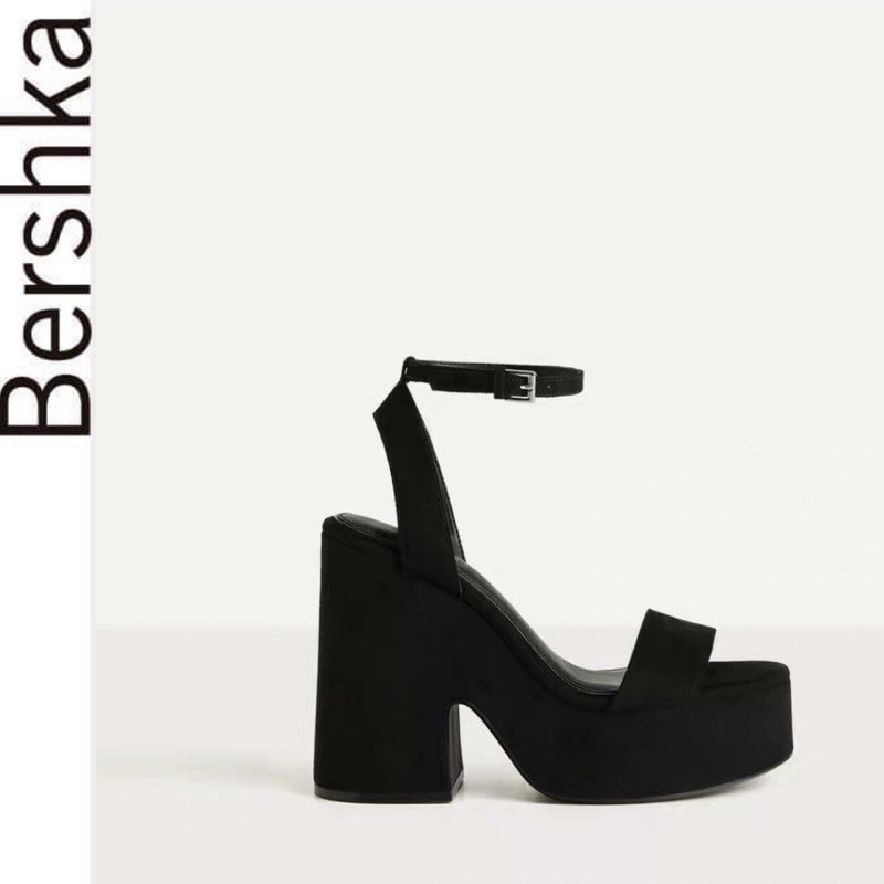 Sẵn/ sandal bershka siêu đẹp 05, dép BSK quai hậu 🖤  beska