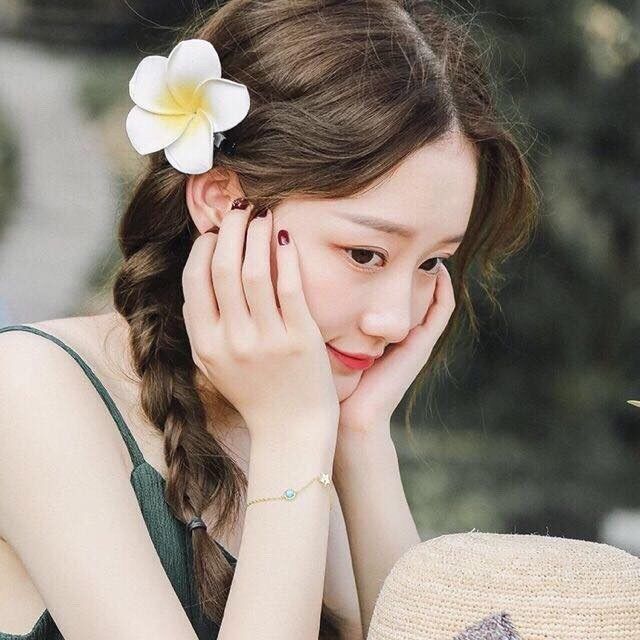 Kẹp tóc hoa sứ