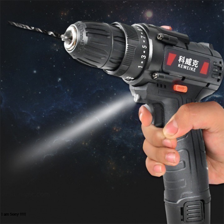 KHOAN TAY BẮT VÍT ĐA NĂNG DÙNG PIN 12V KEWEIWE 2 TỐC ĐỘ