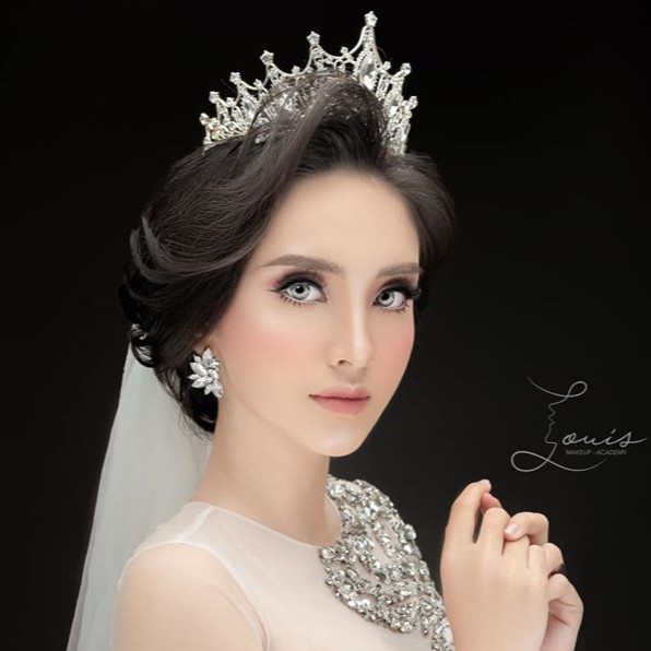 Bông Tai Đá Nhân Tạo Cô Dâu Hình Đôi Cánh NHÀ NHỎ MS 016