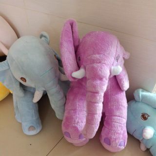 Gấu bông voi tím xanh