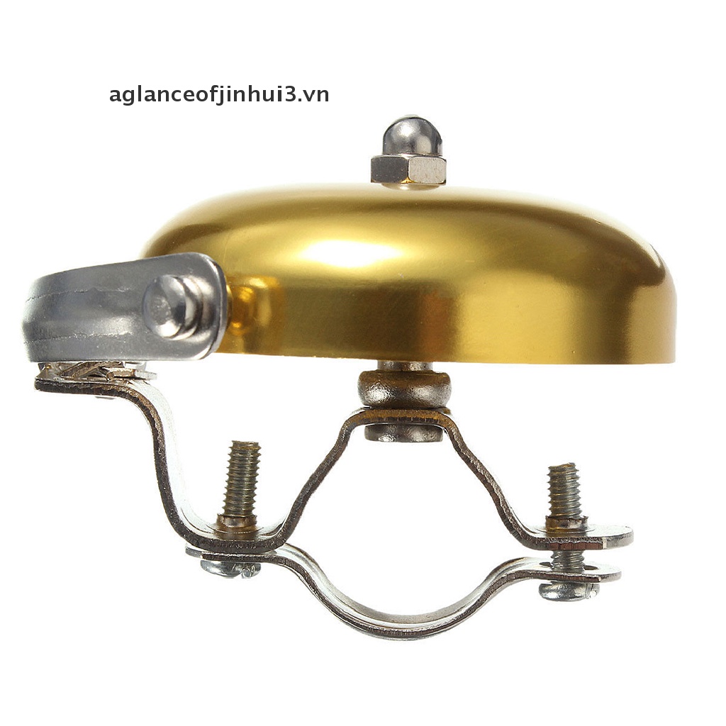 * * Afhvn * * Chuông Cảm Ứng Âm Thanh Một Chạm Cổ Điển Gắn Tay Lái Xe Đạp Mới