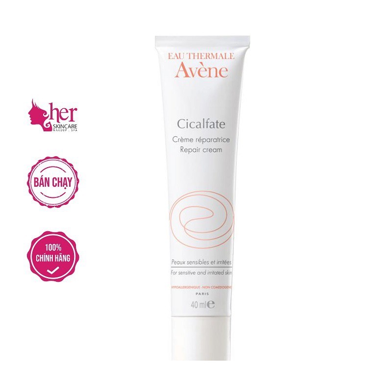 [AUTH - ĐỦ BILL] Kem liền sẹo làm mờ vết thâm Avene Cicalfate Creme Reparatrice 40ml &amp; 100ml