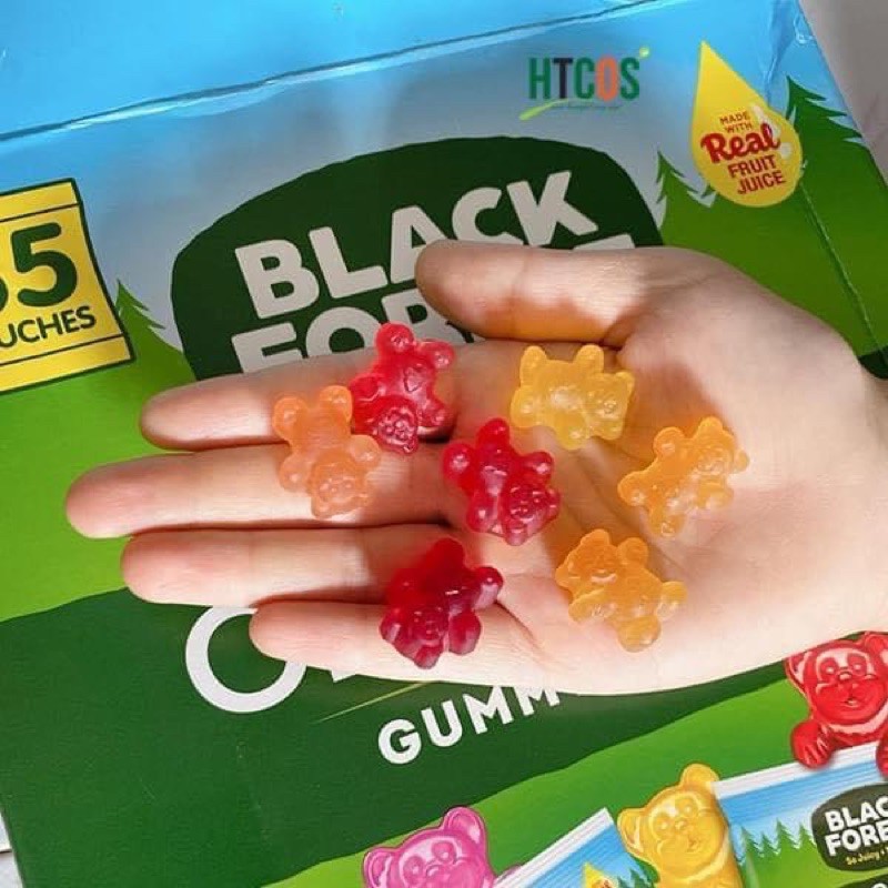 [Date tháng 9/2021] Kẹo dẻo gấu Gummy Bear Organic đủ vị trái cây