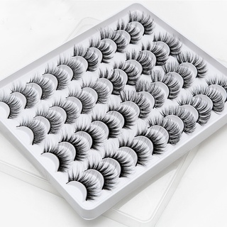 Set 20 Cặp Lông Mi Giả 3D Tự Nhiên