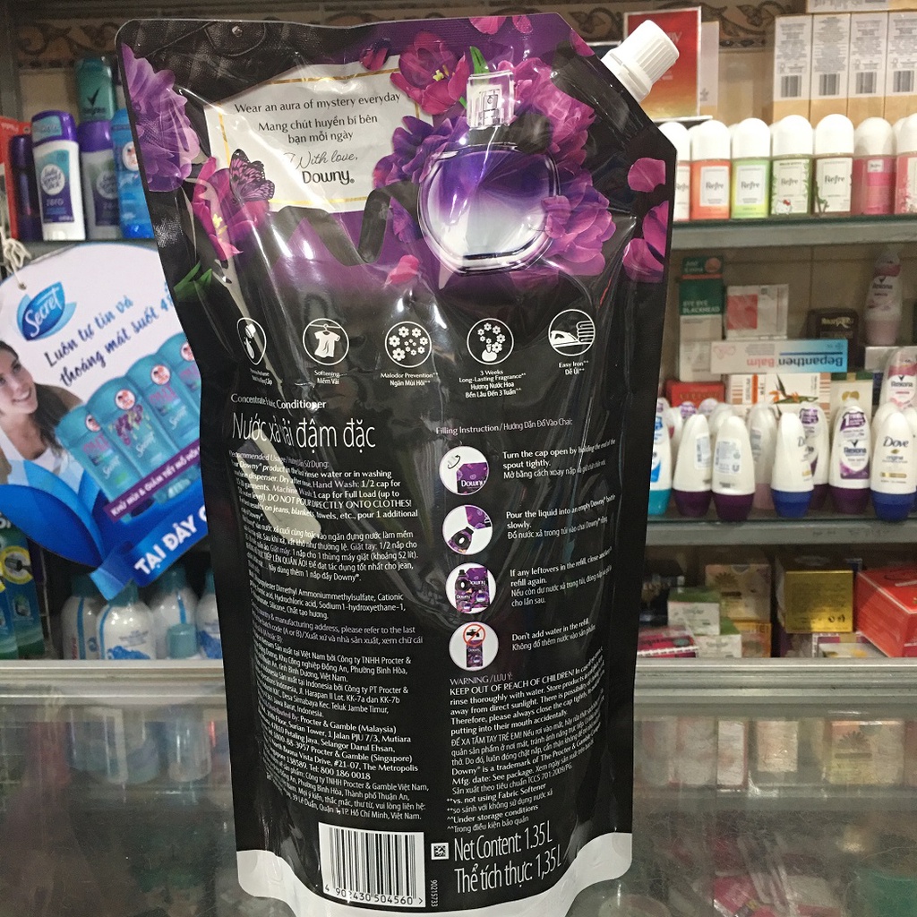 Nước Xả Downy Huyền Bí Túi 1.35L
