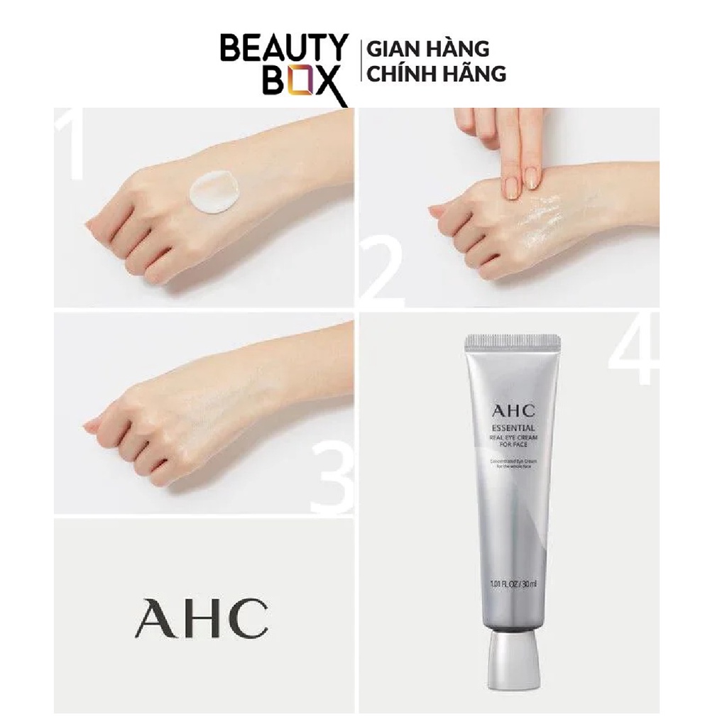 Kem Dưỡng Trẻ Hóa Vùng Da Mắt AHC Essential Real Eye Cream For Face 10ml