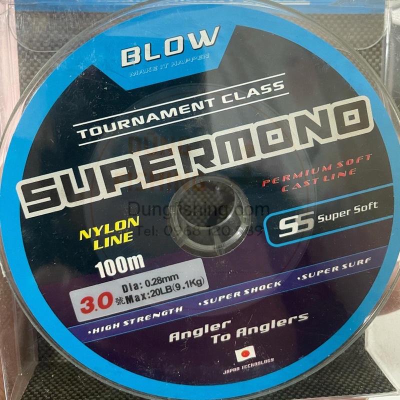 Cước nylon Supermono siêu cường,siêu tải trọng