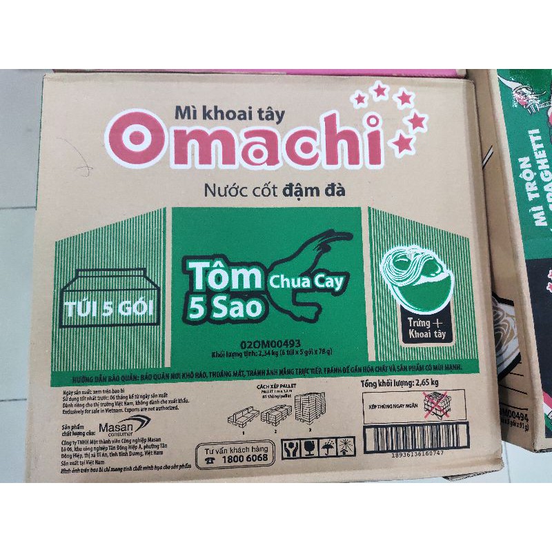 RẺ NHẤT - Thùng mỳ Omachi date xa