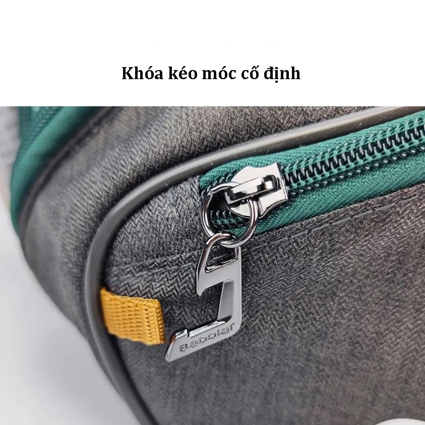 Túi vợt Babolat backpack Rhx12 Pure Wimbledon có 3 ngăn lớn màu trắng ghi