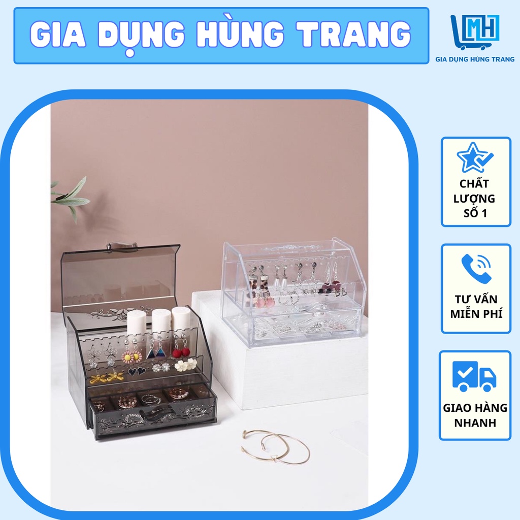 hộp đựng trang sức trong suốt