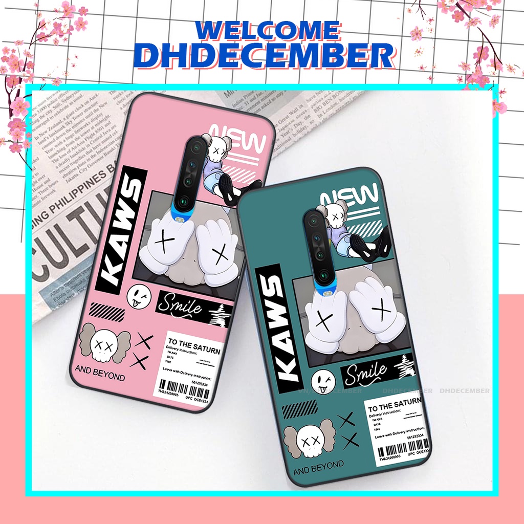 Ốp lưng Xiaomi REDMI K30 in hình gấu K@ws, gấu nâu, dor@emon RẺ- ĐẸP- BỀN