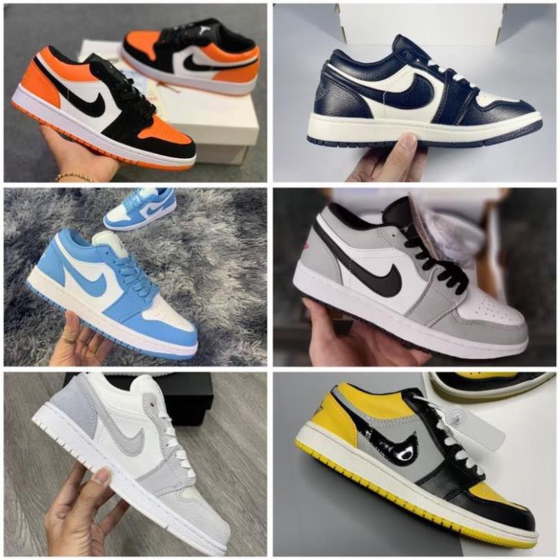 Giày Air Jordan 1 Low [Full Box Bill] Giày thể thao Jd1 các màu hot nhất cổ thấp nam nữ 2021