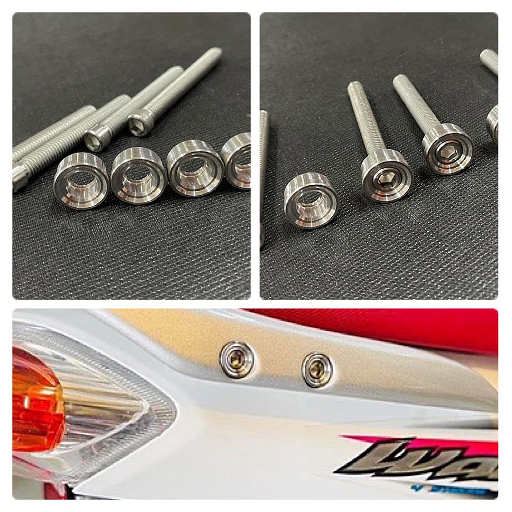 Khâu Cảng Inox Gắn Fu2 - Wave125 Siêu Sáng