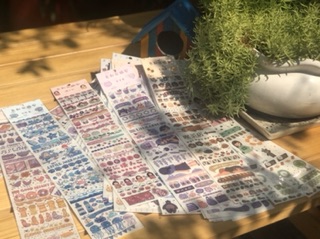 Dây washi stickers 35cm nhiều mẫu (có ảnh thật)
