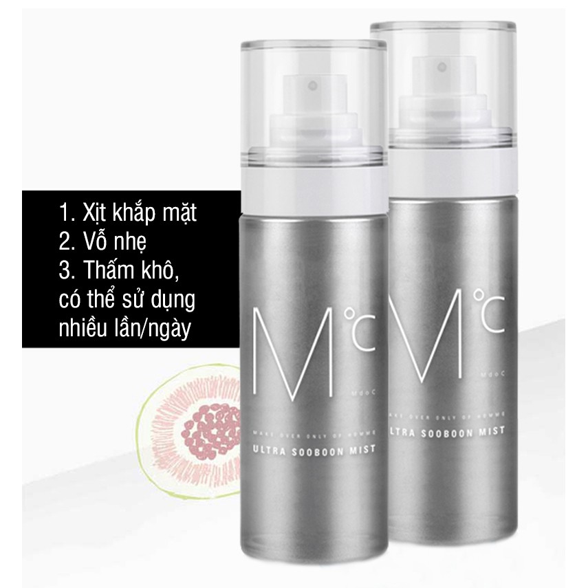 Xịt Khoáng MdoC Ultra Sooboon Mist 80ml- Mỹ Phẩm Nam Hàn Quốc