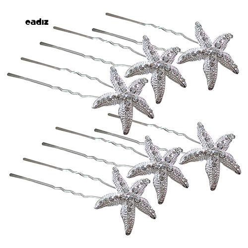 Set 6 ghim tóc soa biển xinh xắn