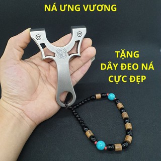 Ná Cao Su Ưng Vương, Ná Thun Inox Chạc Kẹp + Tặng dây đeo ná cực đẹp