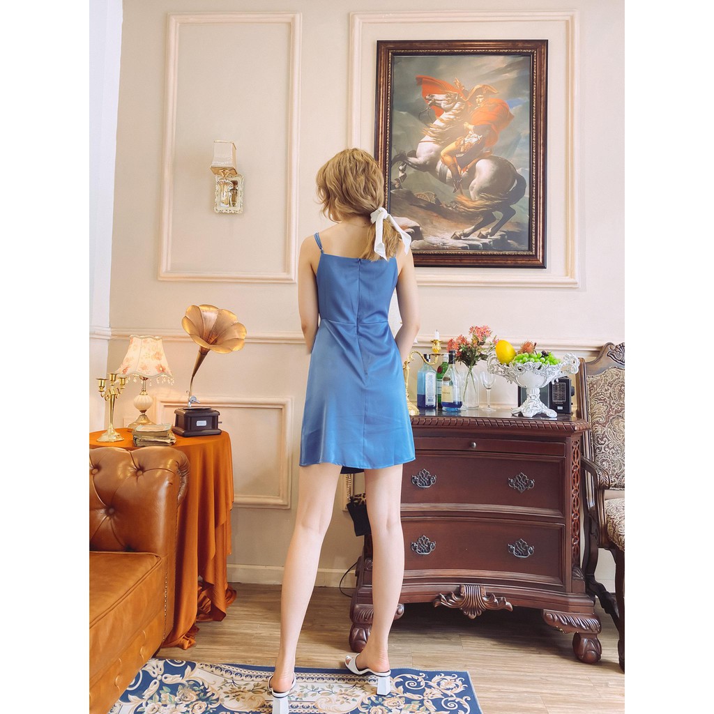 Đầm dây xanh dương Thaw Dress Gem Clothing SP001103