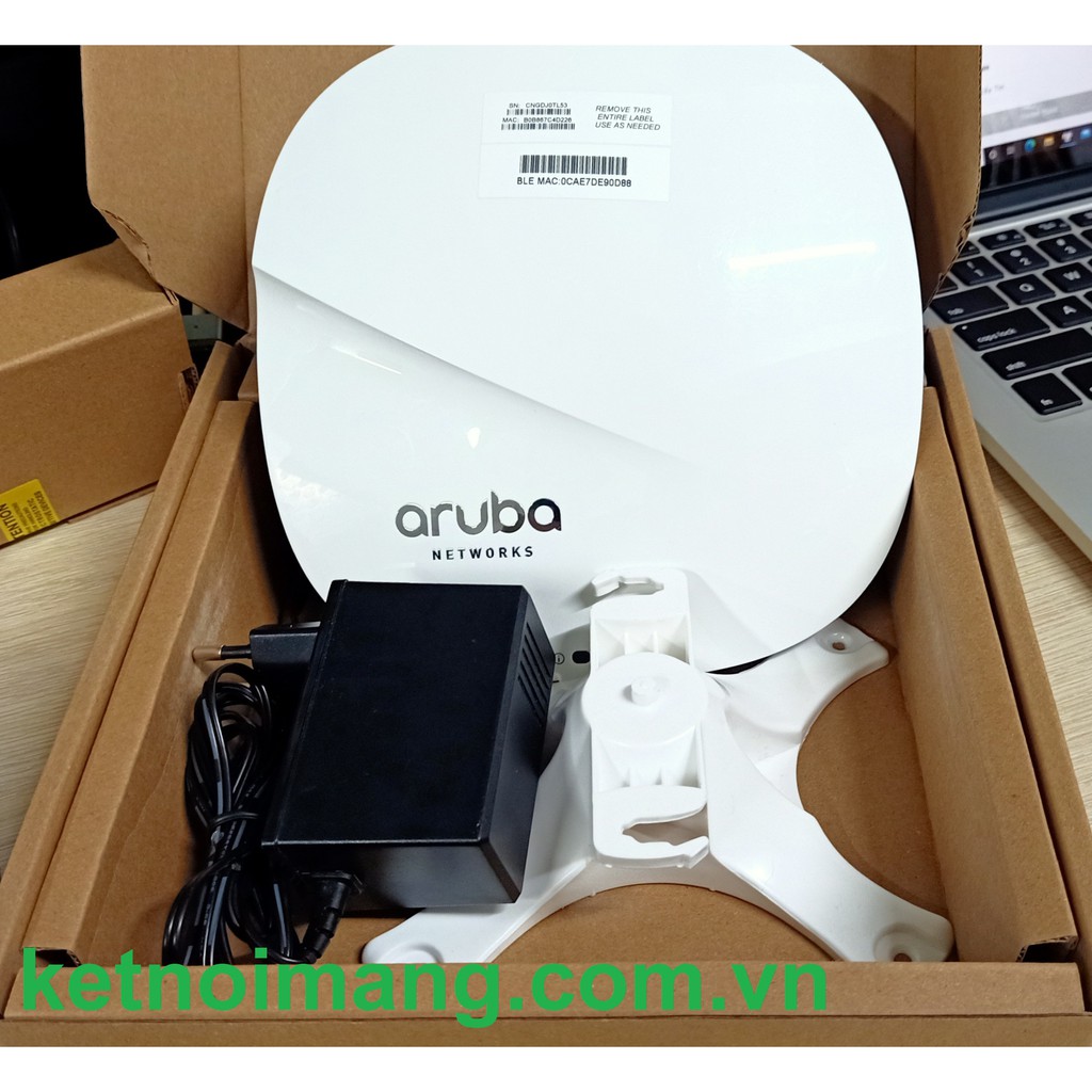 Thiết bị phát sóng wifi Aruba IAP-315 gồm nguồn 12V, chân đế treo trần | BigBuy360 - bigbuy360.vn