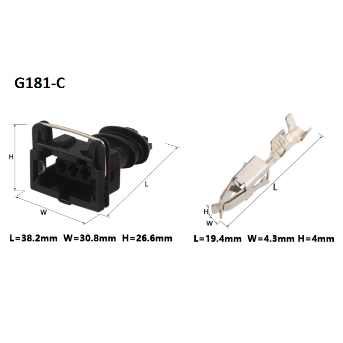 G181-Giắc cắm cảm biến b ga xe hơi 3 lỗ 3.5mm