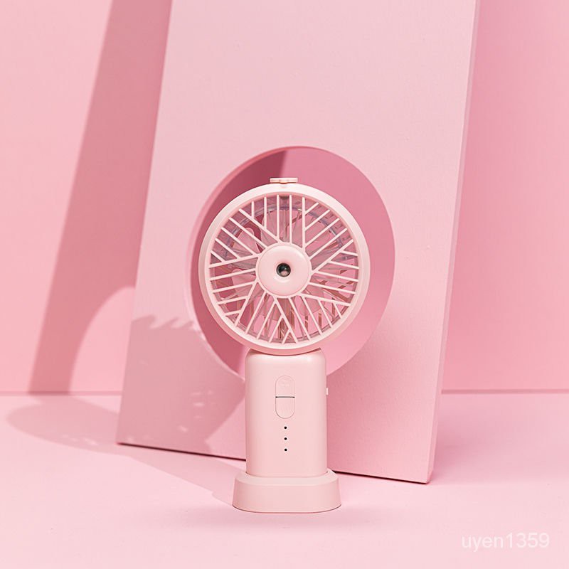 usbSạc Quạt Mini Cầm Tay Quạt Phun Nước Tạo Độ Ẩm Để Bàn Câm Học Sinh Sinh Viên | BigBuy360 - bigbuy360.vn