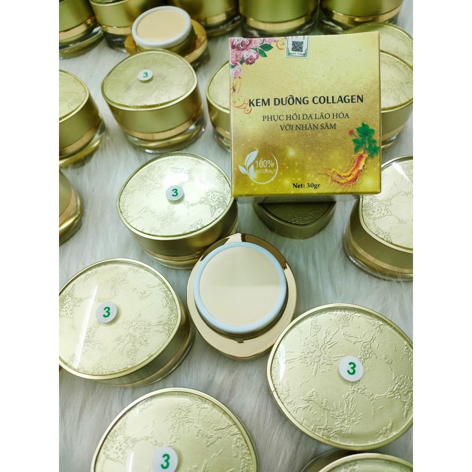 Kem đông y nhân sâm dưỡng da sau tái tạo mẫu số 3, trắng hồng, mịn màng cho làn da mới