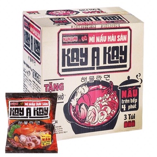 Thùng 30 gói mì nấu hải sản kay a kay