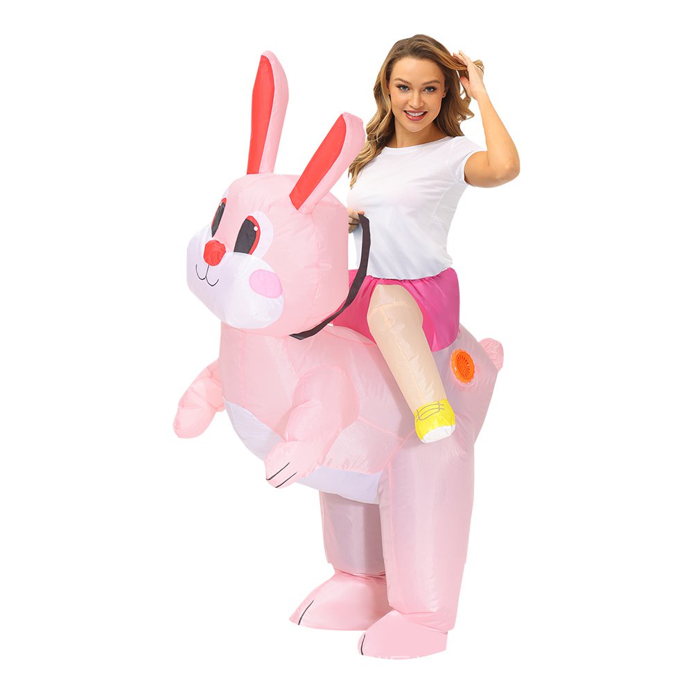 Trang Phục Hóa Trang Thỏ Bơm Hơi Cho Người Lớn/Trẻ Em Dịp halloween