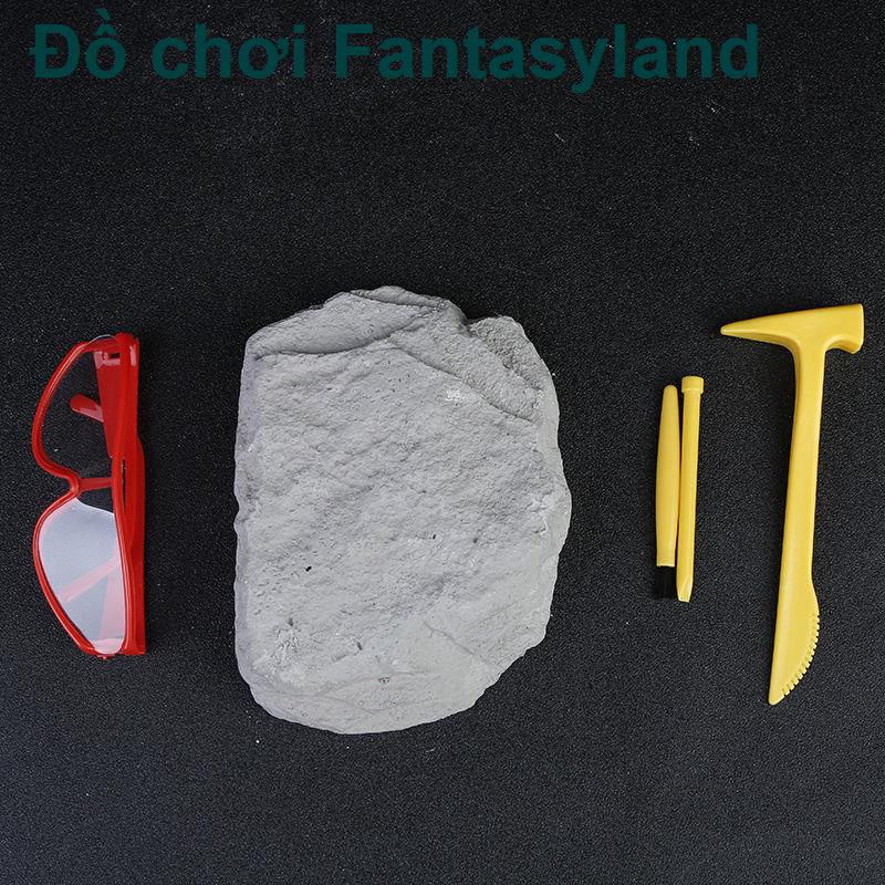 Đồ chơi khai quật khảo cổ hóa thạch khủng long Ngày trẻ em Handmade Diy Gem Tyrannosaurus Rex Mô hình lắp ráp bộ xương