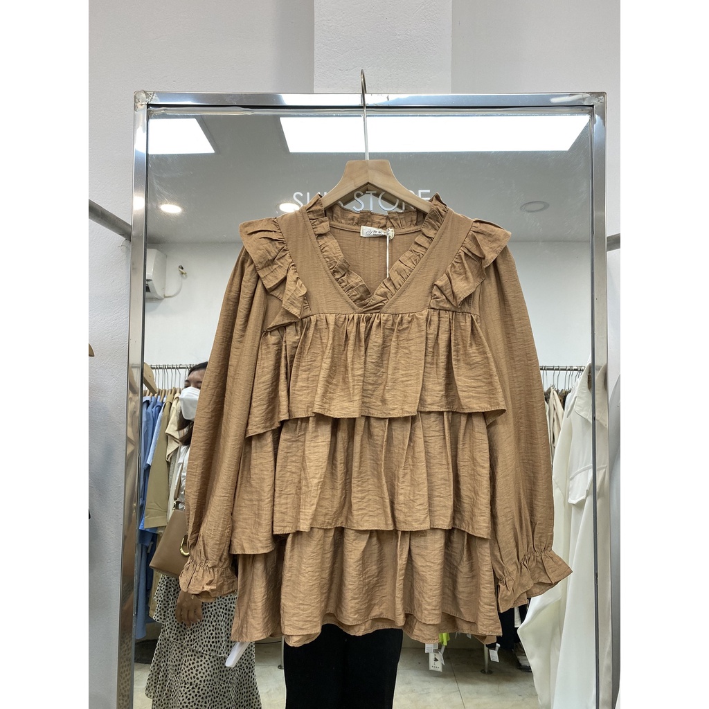 Áo đũi bèo nhiều tầng tay bo A2195 SUSTORE