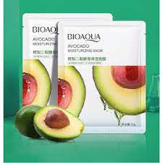 M16-Mặt nạ trái bơ Bioaqua giúp da giảm nhờn mụn