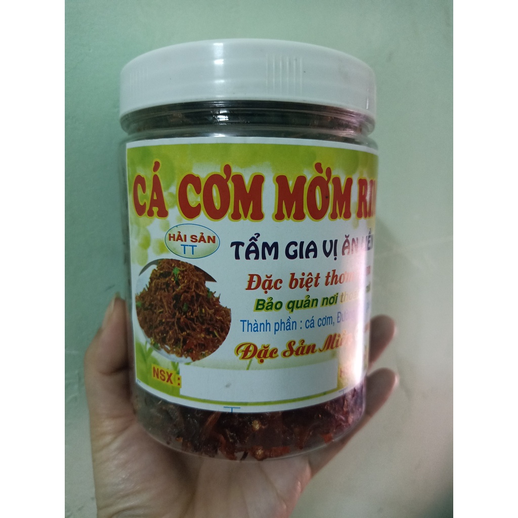 CÁ CƠM MỜM RIM TẨM GIA VỊ ĂN LIỀN 250GR