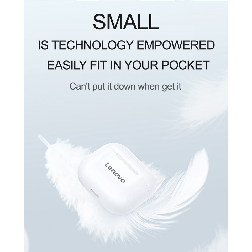 LENOVO Tai Nghe Không Dây Bluetooth 5.0 Giảm Tiếng Ồn LP40 TWS