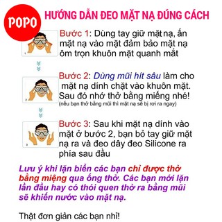 Kính Bơi Cận 6.0 Độ PoPo