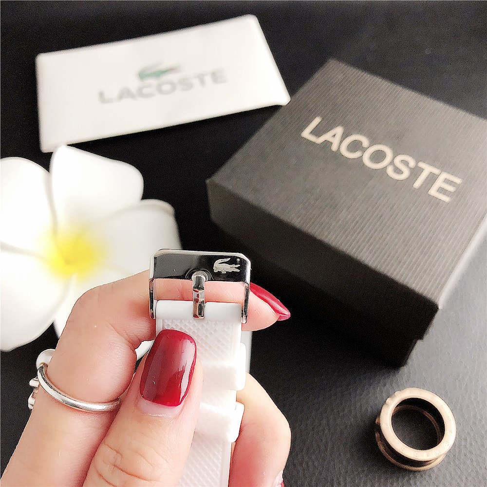 Đồng Hồ Thể Thao Lacoste Đơn Giản Màu Kẹo Thạch Anh Thích Hợp Làm Quà Tặng Sinh Nhật Cho Học Sinh / Người Lớn Và Trẻ Em