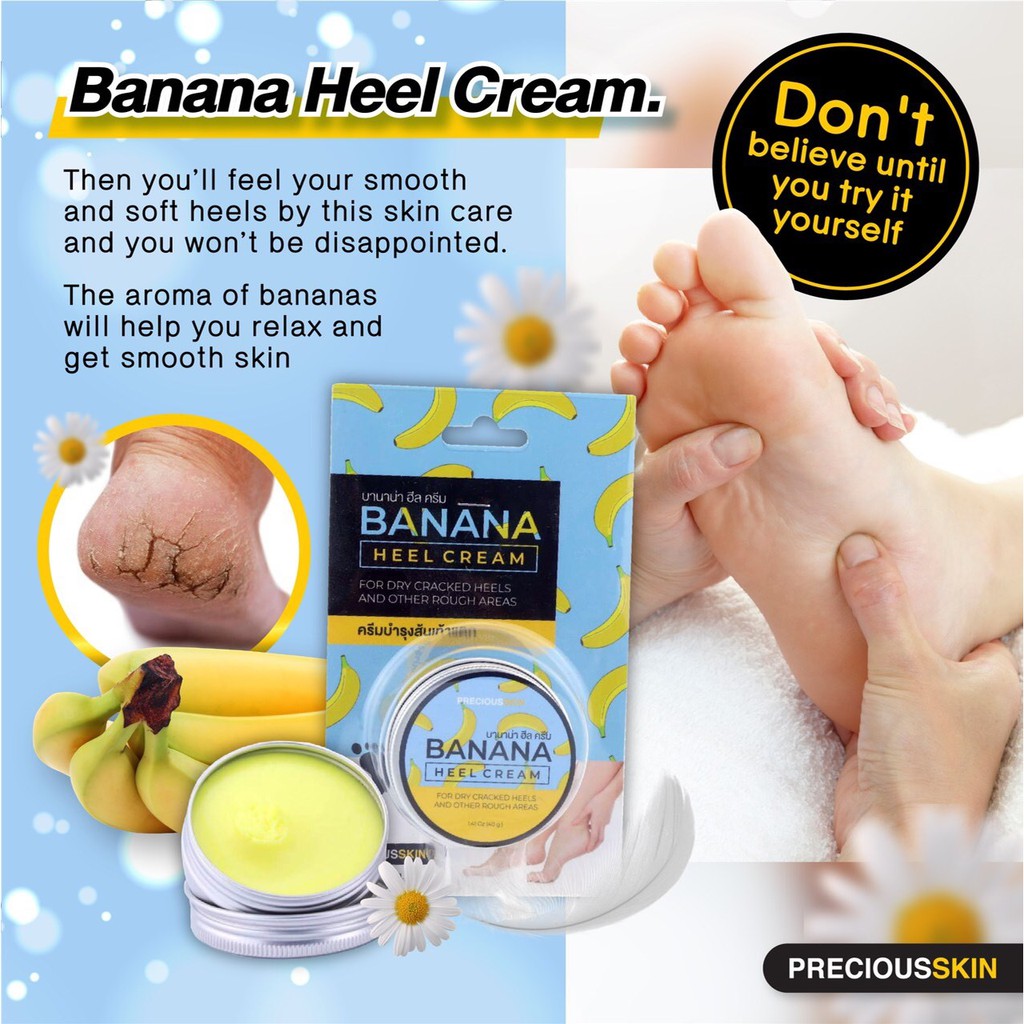 Kem Dưỡng Nứt Gót Chân Chuối Banana Heel Cream Thái Lan 30g