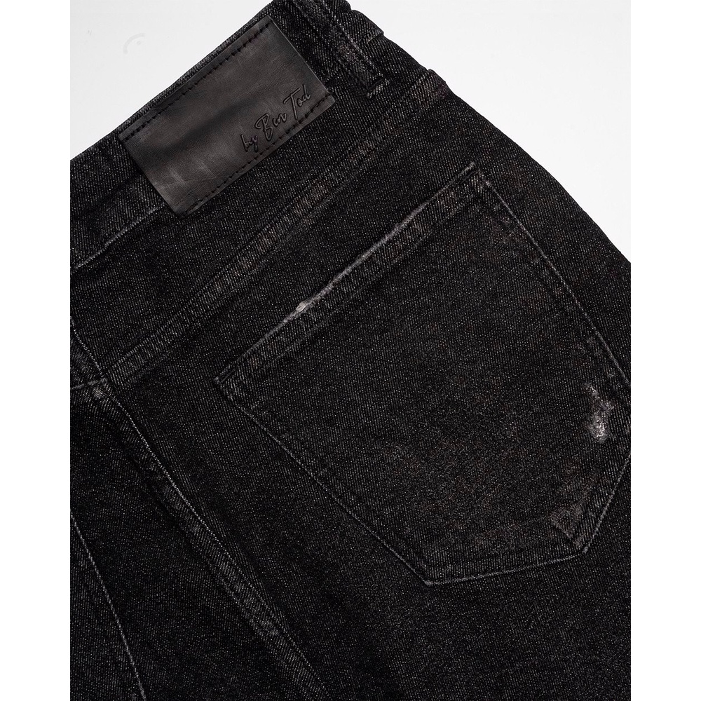 Quần jean nam BEN &amp; TOD 22007 trơn đơn giản, co giãn 4 chiều, cao cấp, dày dặn