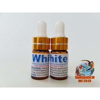 Thuốc Nhỏ Gà Đá Mau Sung White (2ml)
