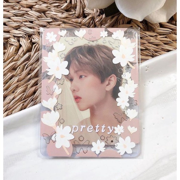Sum.mer30 - 10 tấm Sticker tròn trắng size chuyên decor top loader chấm tròn trắng trang trí postcard card kpop