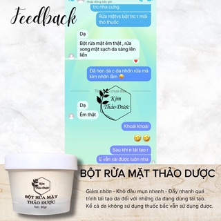 Bột Rửa Mặt Kim Thảo Dược