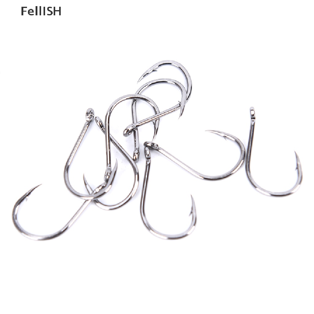 Set 100 Lưỡi Câu Cá Bằng Thép Không Gỉ Chất Lượng Cao 439br