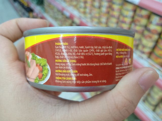 PATE GAN/THỊT HEO VISSAN 150G/170G / 397G